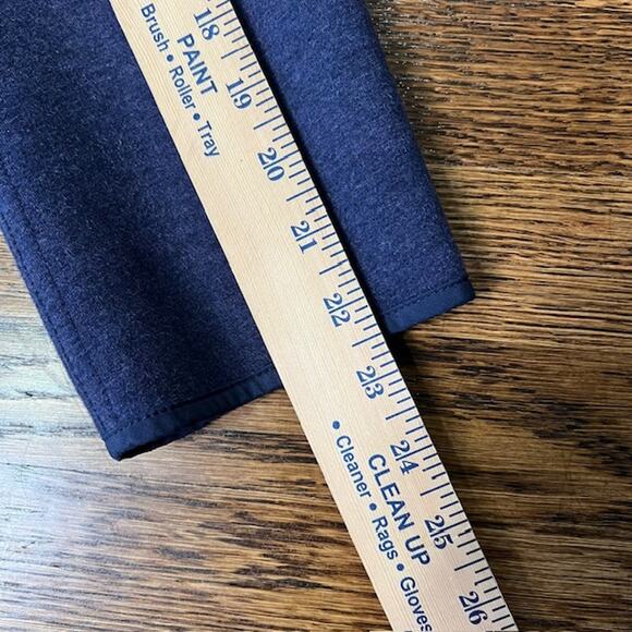 Lululemon City Bound Wrap Jacket Womens M Indigo Blue Reversable Hooded Pockets - Picture 5 of 9